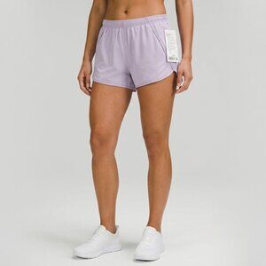 *NWT Lululemon Swiftly Speed MR Short 3" Lined Faint Lavender Size 12
